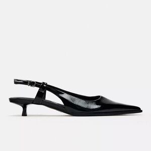 ZARA Slingback Kitten Heels